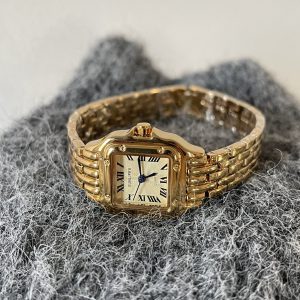 Stylish Women's Watch - Exquisite High-Quality Gold Steel Strap Timepiece