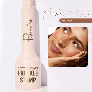 Five Point Freckle Stamp Pen - Quick-Dry Liquid Air Cushion for Natural-Look, Lifelike Freckles and Effortless Lasting Makeup