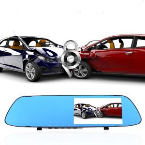 5-Inch IPS Screen Rearview Mirror with HD 1080P Reversing Image Quality