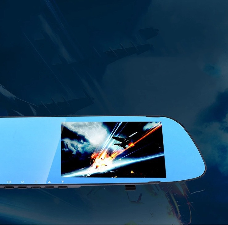 5-Inch IPS Screen Rearview Mirror with HD 1080P Reversing Image Quality - Image 2