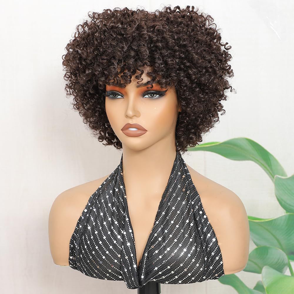 Stylish Wavy Curly Synthetic Wigs for Women - Perfect Hair Head Cover - Image 5