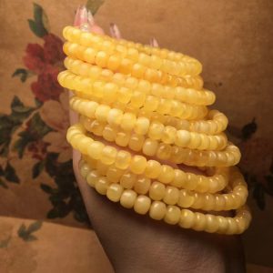 Handcrafted Natural Beeswax Bracelet - Unique Artisan Accessory