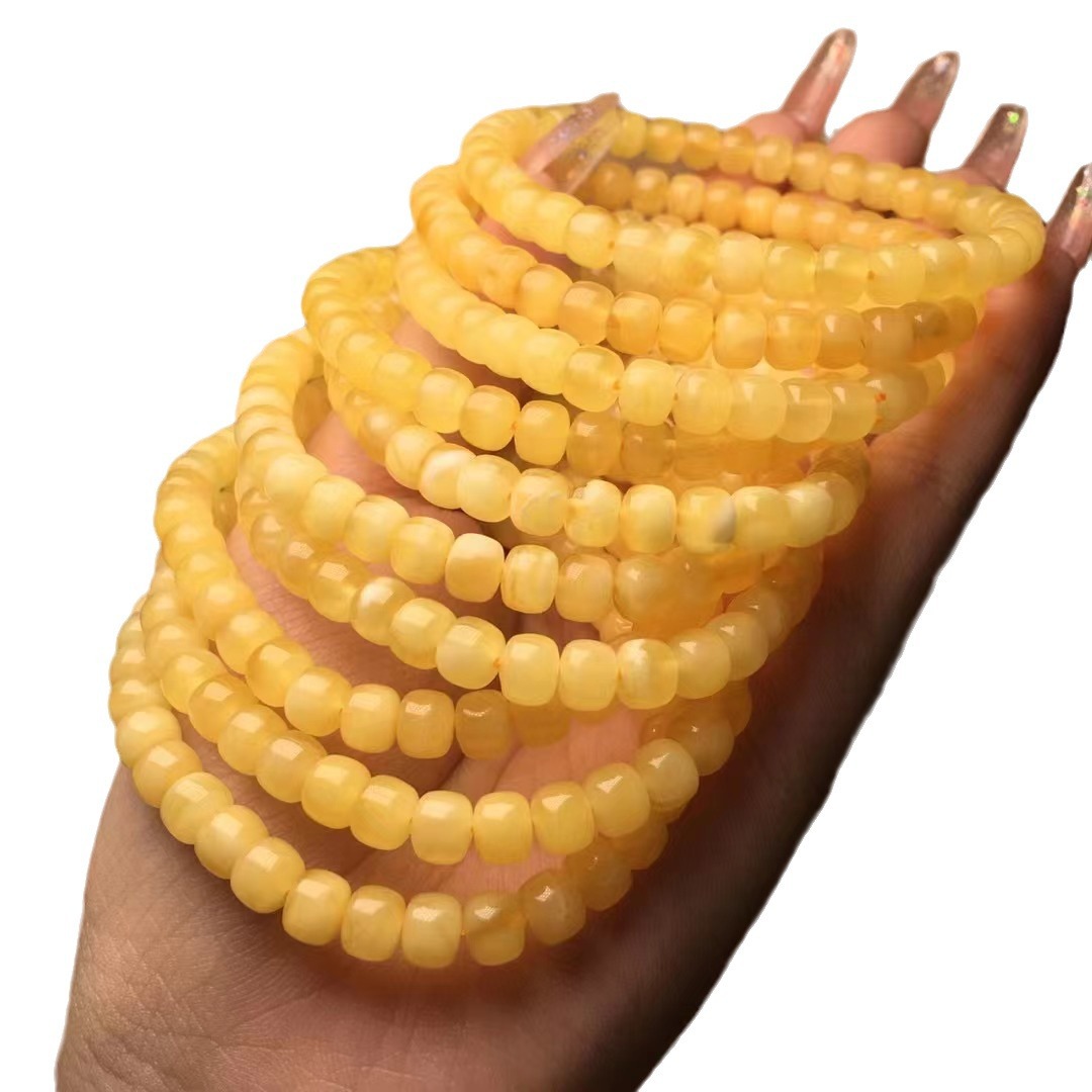 Handcrafted Natural Beeswax Bracelet - Unique Artisan Accessory - Image 6