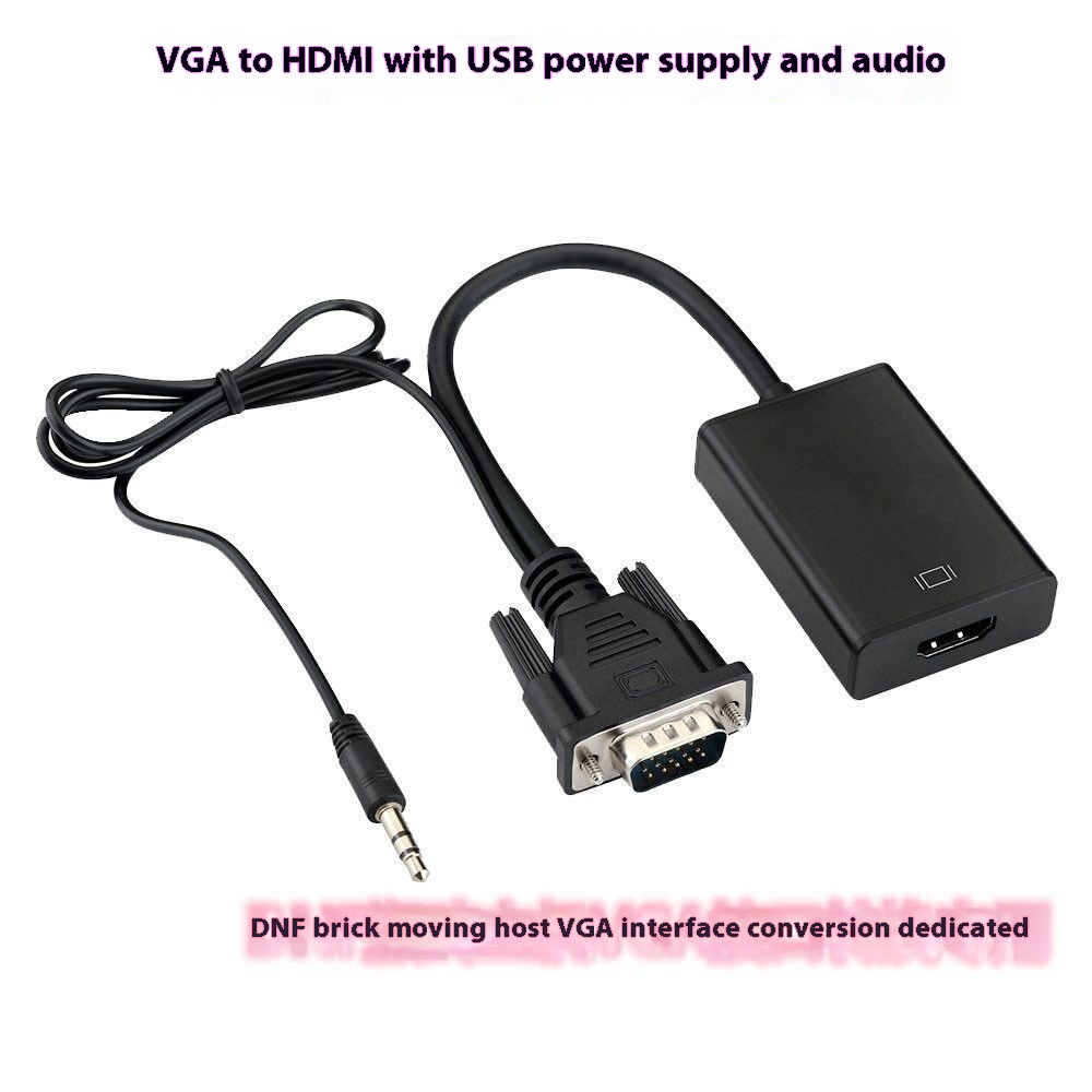 High-Quality Black Audio Cable for Laptop and Monitor Connection - Image 3