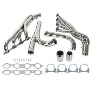 High-Performance Exhaust Headers with Y Pipe for Chevy GMC 2014-2017 5.3 6.2 - Available on Amazon