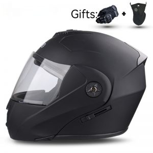 Electric Motorcycle Double Lens Exposed Unisex Helmet for Men and Women