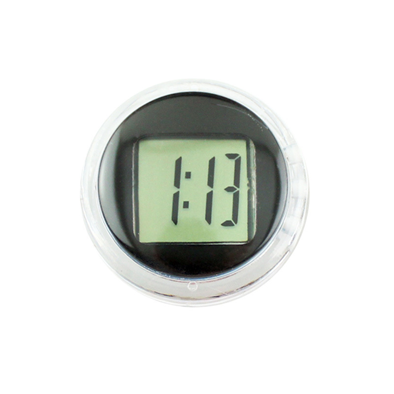Compact Motorcycle & Car Electronic Clock - Mini Waterproof Outdoor Thermometer - Image 4