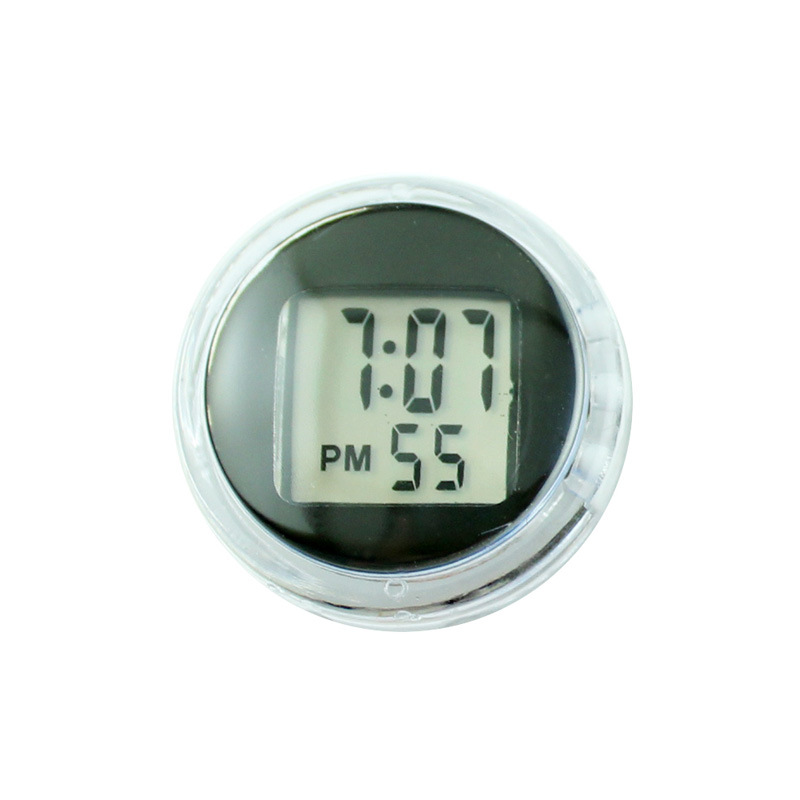 Compact Motorcycle & Car Electronic Clock - Mini Waterproof Outdoor Thermometer - Image 5