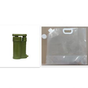 Compact Portable Outdoor Water Filter for Emergency Drinking Needs