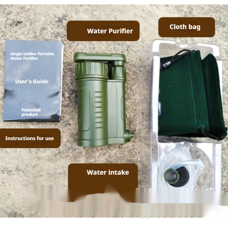 Compact Portable Outdoor Water Filter for Emergency Drinking Needs - Image 7