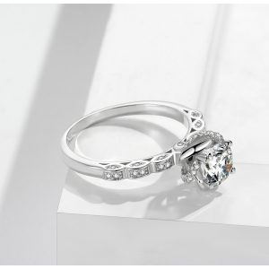 1 Carat Bud Rhinestone Ring for Women – Sparkling Elegance for Every Occasion