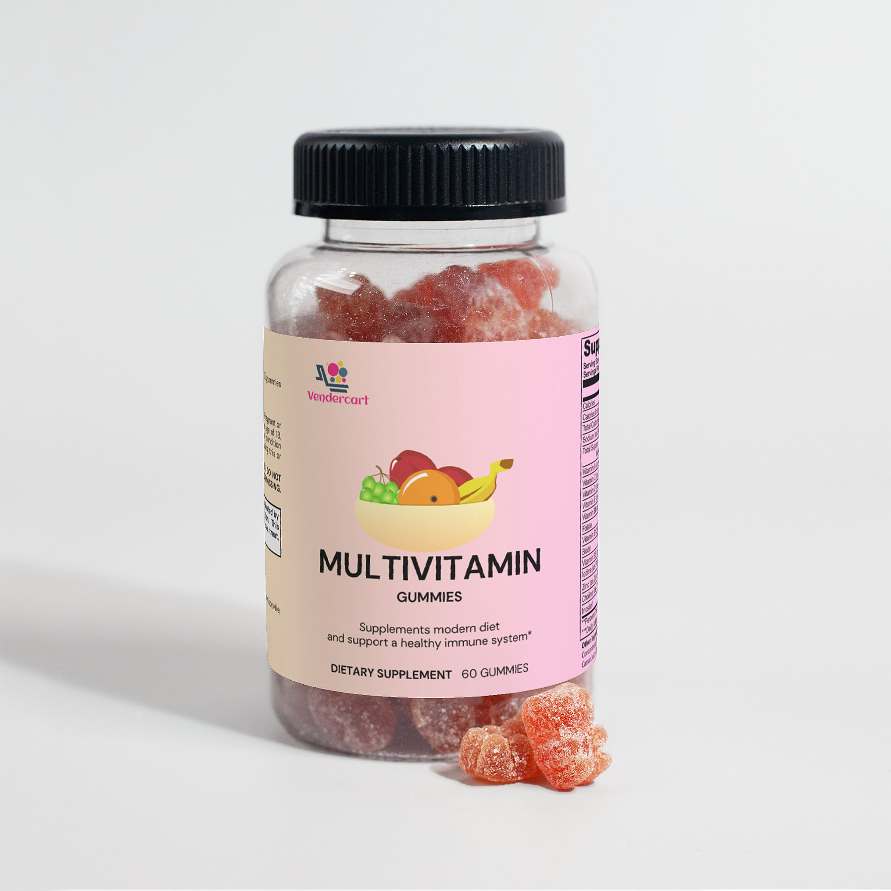 Delicious MULTIVITAMIN BEAR GUMMIES - 60 Chewable Gummies for Daily Health - Image 4