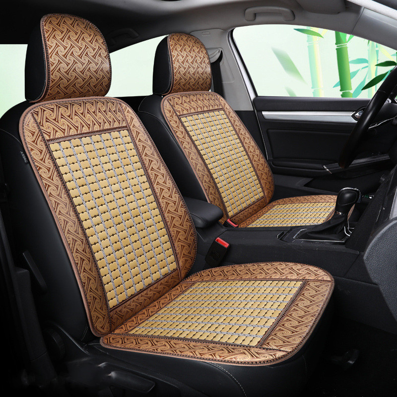 Summer Bamboo Car Seat Cover for Wuling Rongguang Double Row - Stylish & Comfortable Protection - Image 7