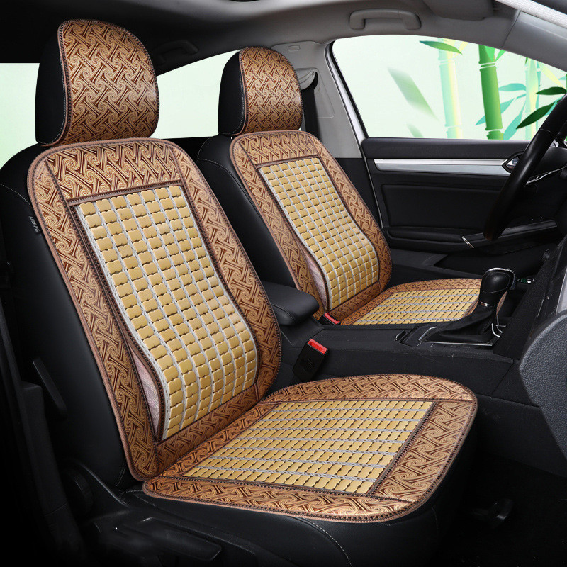 Summer Bamboo Car Seat Cover for Wuling Rongguang Double Row - Stylish & Comfortable Protection - Image 8