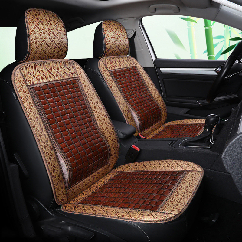 Summer Bamboo Car Seat Cover for Wuling Rongguang Double Row - Stylish & Comfortable Protection - Image 9