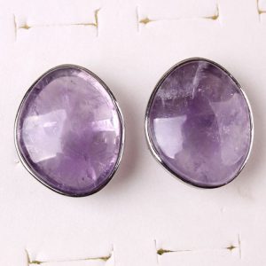 Irregular Adjustable Ring Made with Natural Crystal Stone