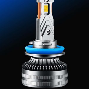 9 Lamp Beads 12 Core Double Copper Tube Car LED Headlight 120W High Power Upgrade