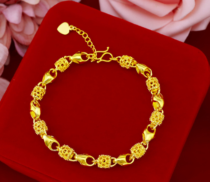 Stunning Gold-Plated Brass Bracelet - Elegant Accessory for Any Occasion - Image 3