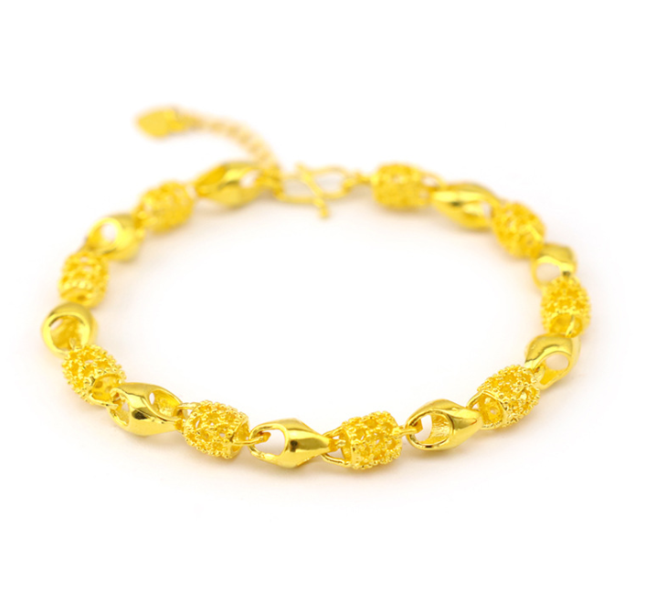 Stunning Gold-Plated Brass Bracelet - Elegant Accessory for Any Occasion - Image 4