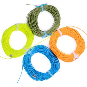 Vibrant Multi-Color Floating Fly Fishing Line for Enhanced Angling Experience