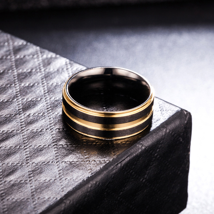 Titanium Jewelry Supply Men's Ring - Durable & Stylish Accessory - Image 3