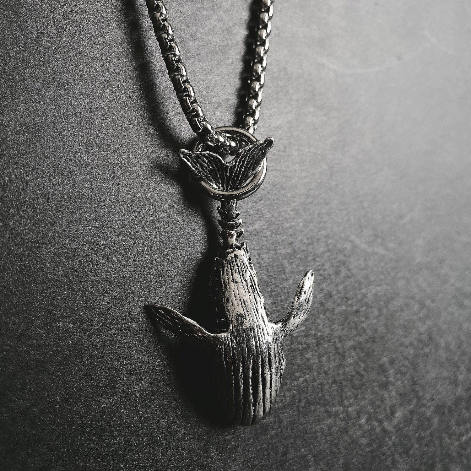 Whale Necklace for Men and Women - Hipster Ins Pendant with Hip-Hop Style - Image 5