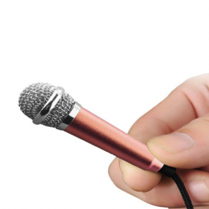 Compact Mobile Phone Microphone for Recording & Singing – Small and Portable