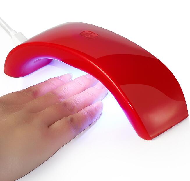 LED Nail Art Lamp - Mobile Phone Compatible Gel Dryer for UV Gel Curing