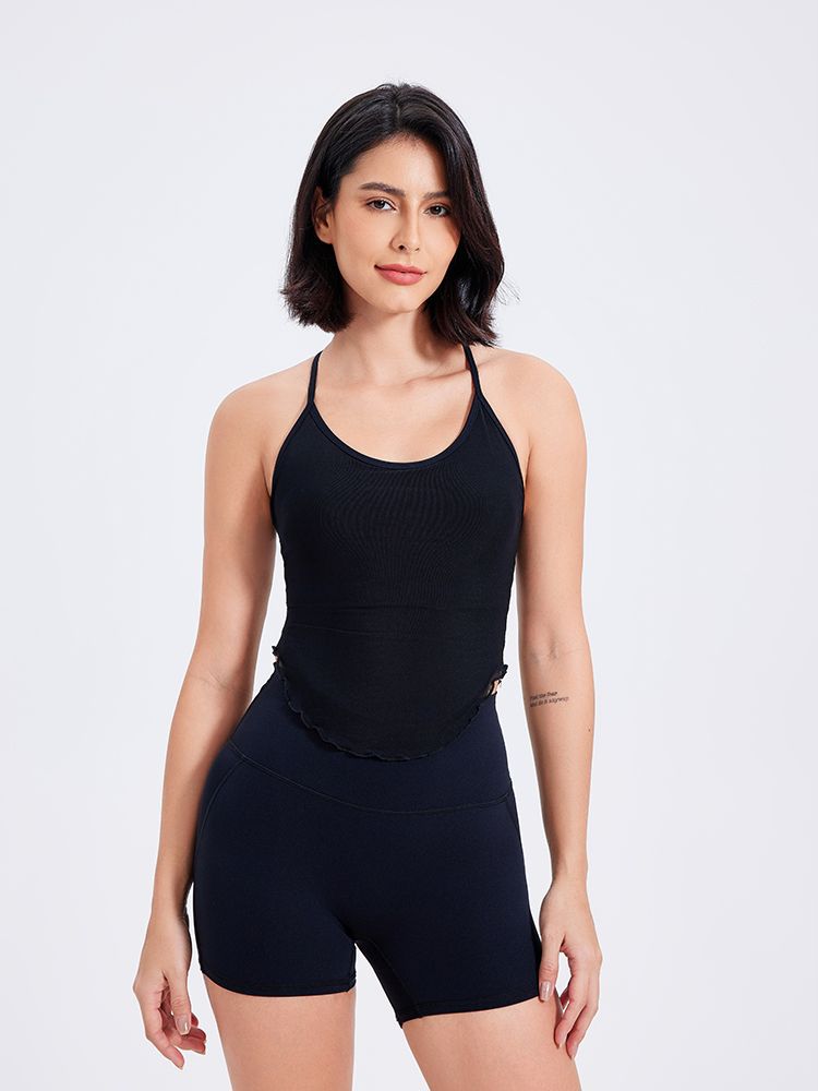 Sports Rotating Vest with Fixed Cup - Stylish Yoga Bra Top for Comfort - Image 8