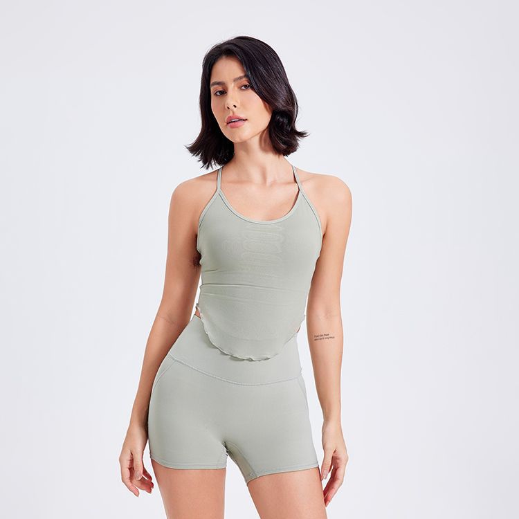 Sports Rotating Vest with Fixed Cup - Stylish Yoga Bra Top for Comfort - Image 18