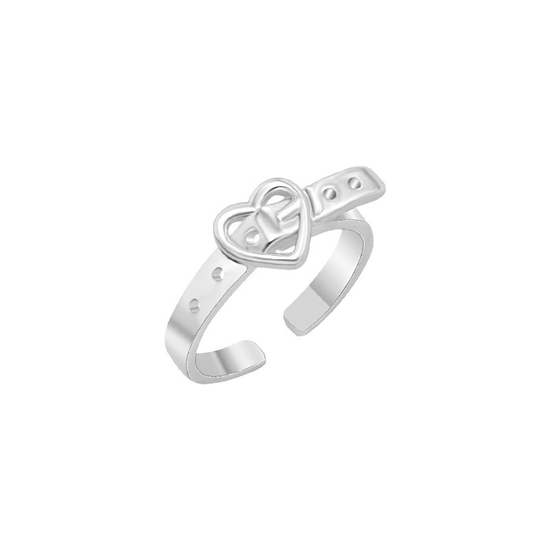 Korean Niche Design Women's Hearts Ring - Fashionable High-End Light Luxury - Image 11