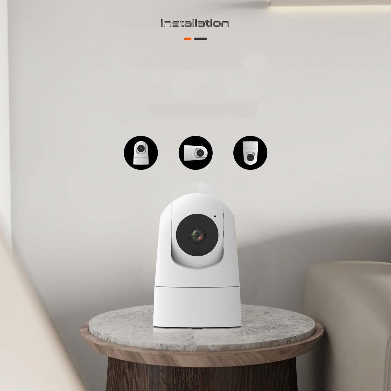 5G Dual-Band Indoor Shake Head Machine with Two-Way Voice Camera