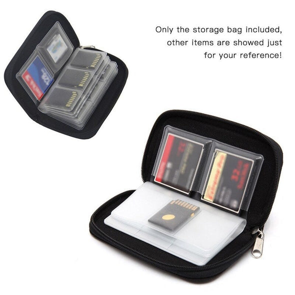 Compact CF Card Storage Bag for Portable Camera Accessories - Image 4