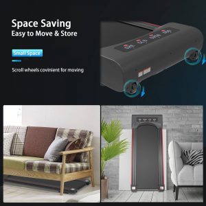 Compact Under Desk Treadmill Walking Pad for Home Office Fitness
