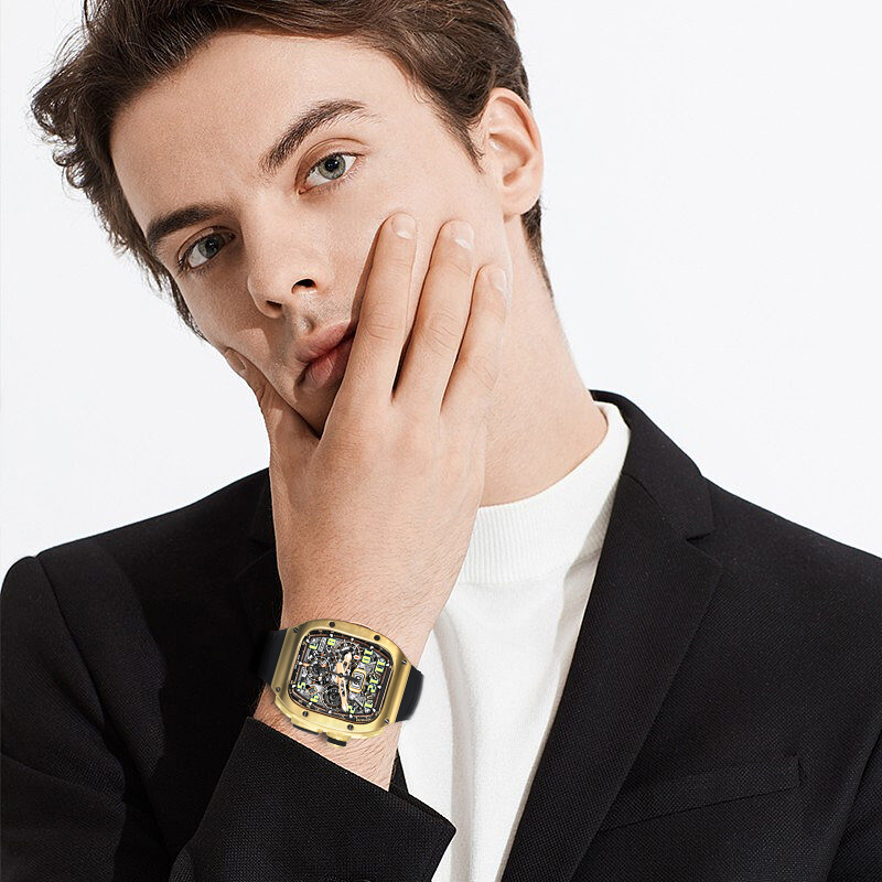 Original Ultra8 49 Watch Strap - Clear Stainless Steel & Silicone Design - Image 21