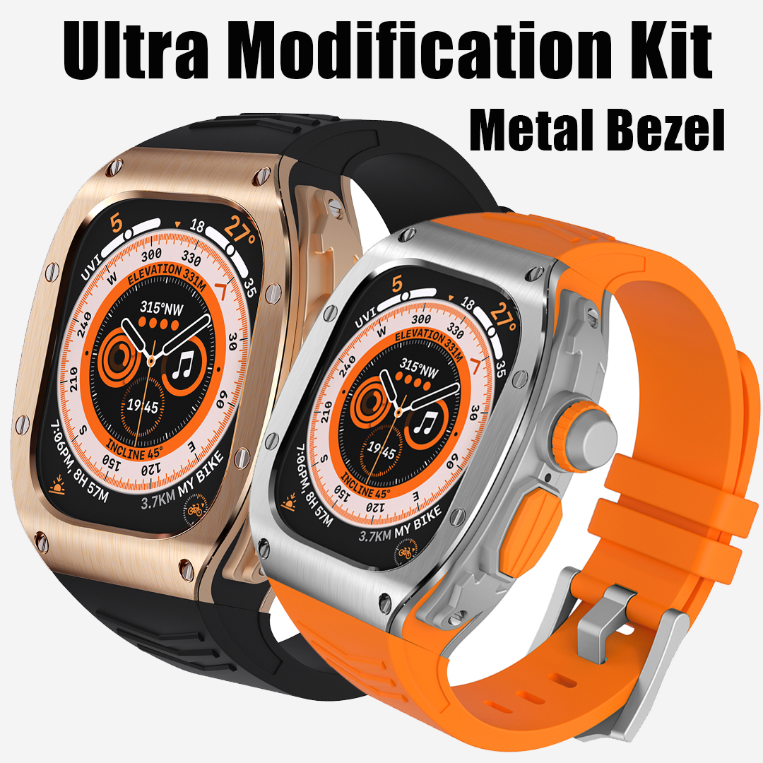 Original Ultra8 49 Watch Strap - Clear Stainless Steel & Silicone Design - Image 27