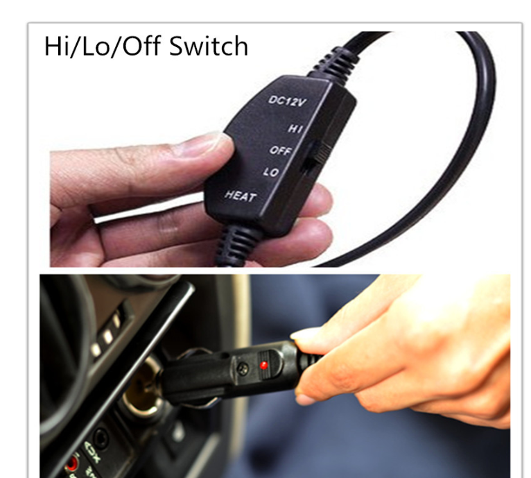 Explosion Red Plaid Series 12V Car Heating Blanket - Warmth for Autumn & Winter - Image 2