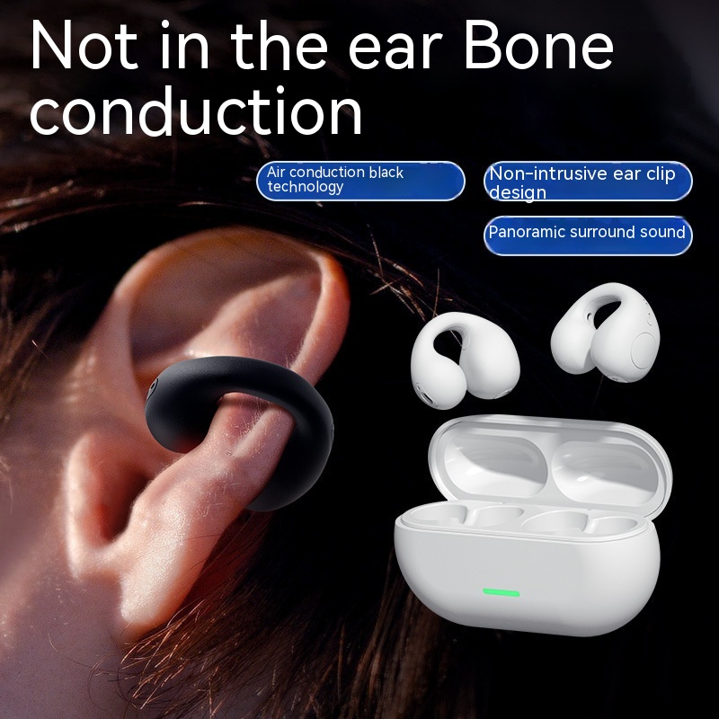 Wireless Ear Clip Bluetooth Headset TWS - Comfortable Bone Conduction Wear for Sports, 5.3 Bluetooth Technology - Image 12