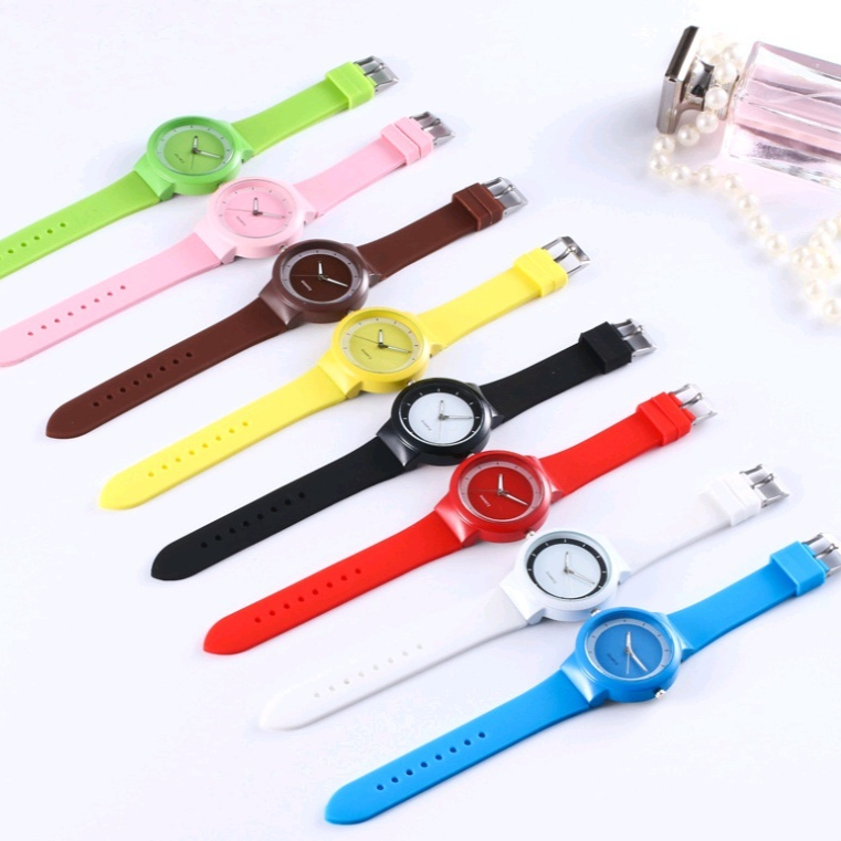 Stylish Casual Candy-Colored Silicone Quartz Watch for Everyday Wear - Image 2