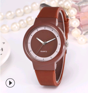 Stylish Casual Candy-Colored Silicone Quartz Watch for Everyday Wear - Image 5