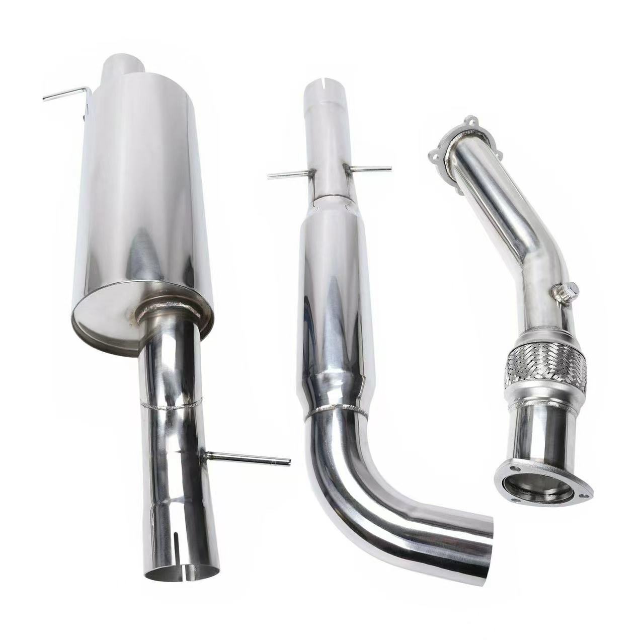 High-Performance Exhaust Header for VW GOLF, JETTA & GTI 1.8 TURBO 3" TIP - Available on Amazon - Image 2