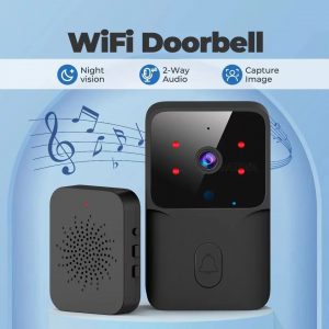 Smart Visual Doorbell with HD Night Vision - Home Surveillance Video Intercom