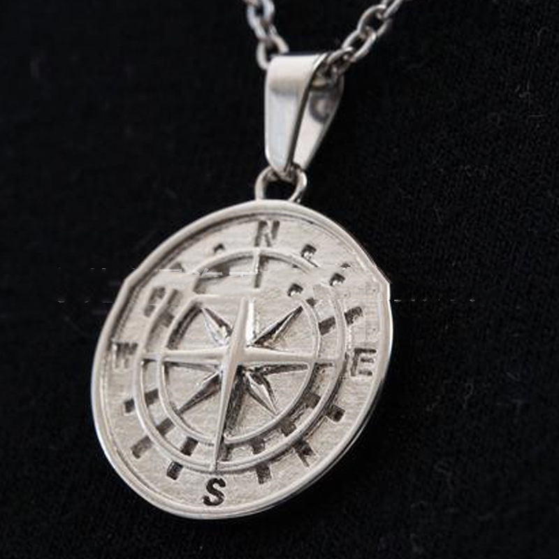 Compass Pendant & Cross Jewelry – Navigate Your Style with Elegance - Image 3