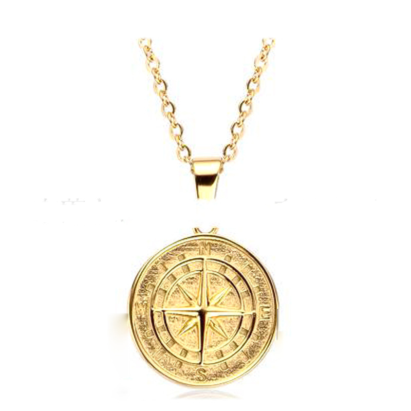 Compass Pendant & Cross Jewelry – Navigate Your Style with Elegance - Image 4