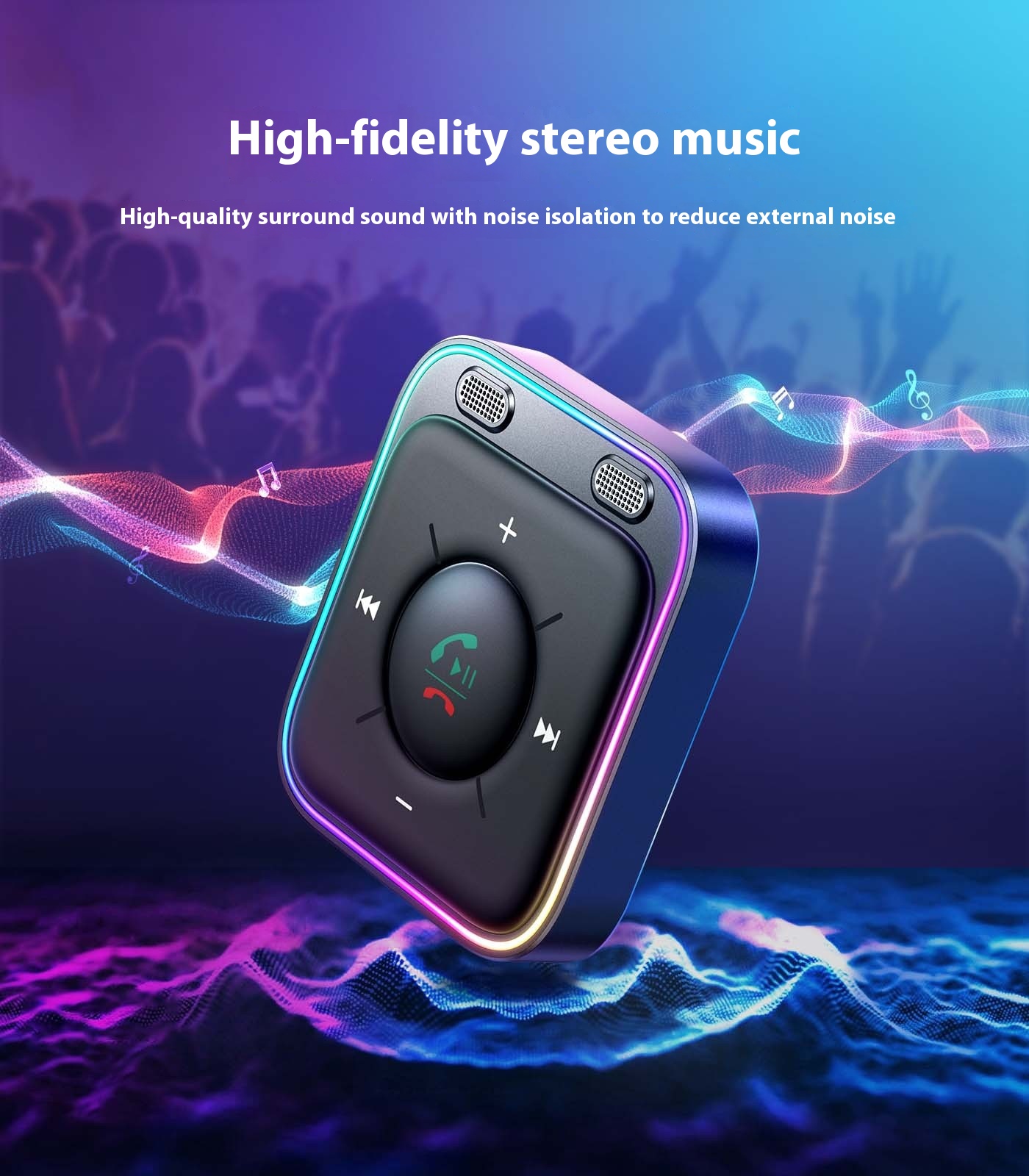 Noise Reduction MP3 Player Adapter for Music & Audio with TF Card Support - Image 16