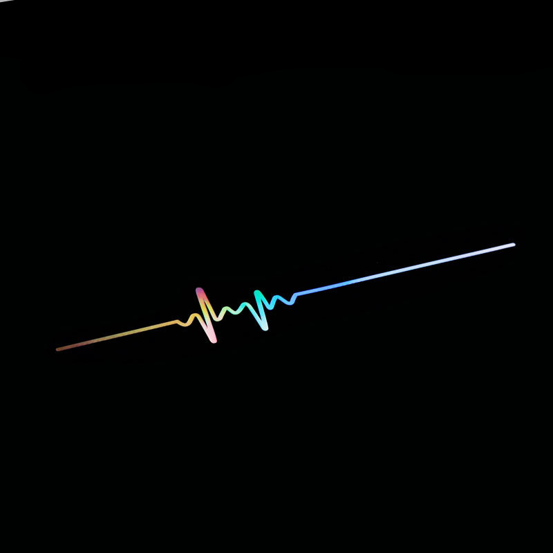 Unique Car Electrocardiogram Sticker - Express Your Creative Personality - Image 4