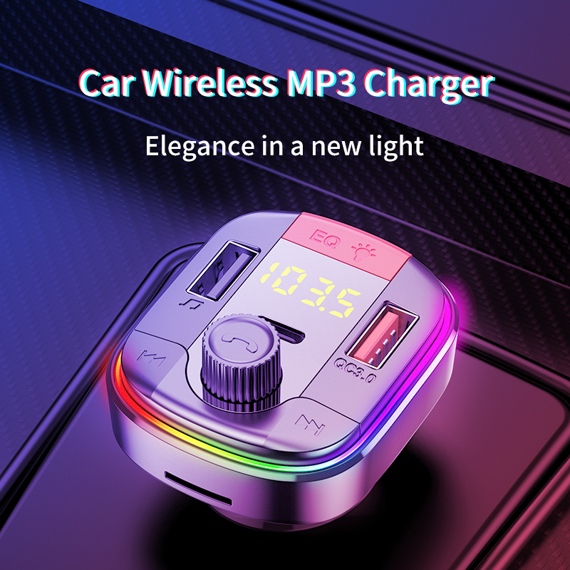 Car MP3 Bluetooth Player with PD QC3.0 Fast Charging Car Charger - Image 4