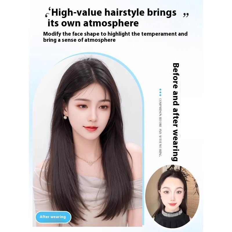 Full-Head Female Wig - Stylish Artificial Hair for a Natural Look - Image 2