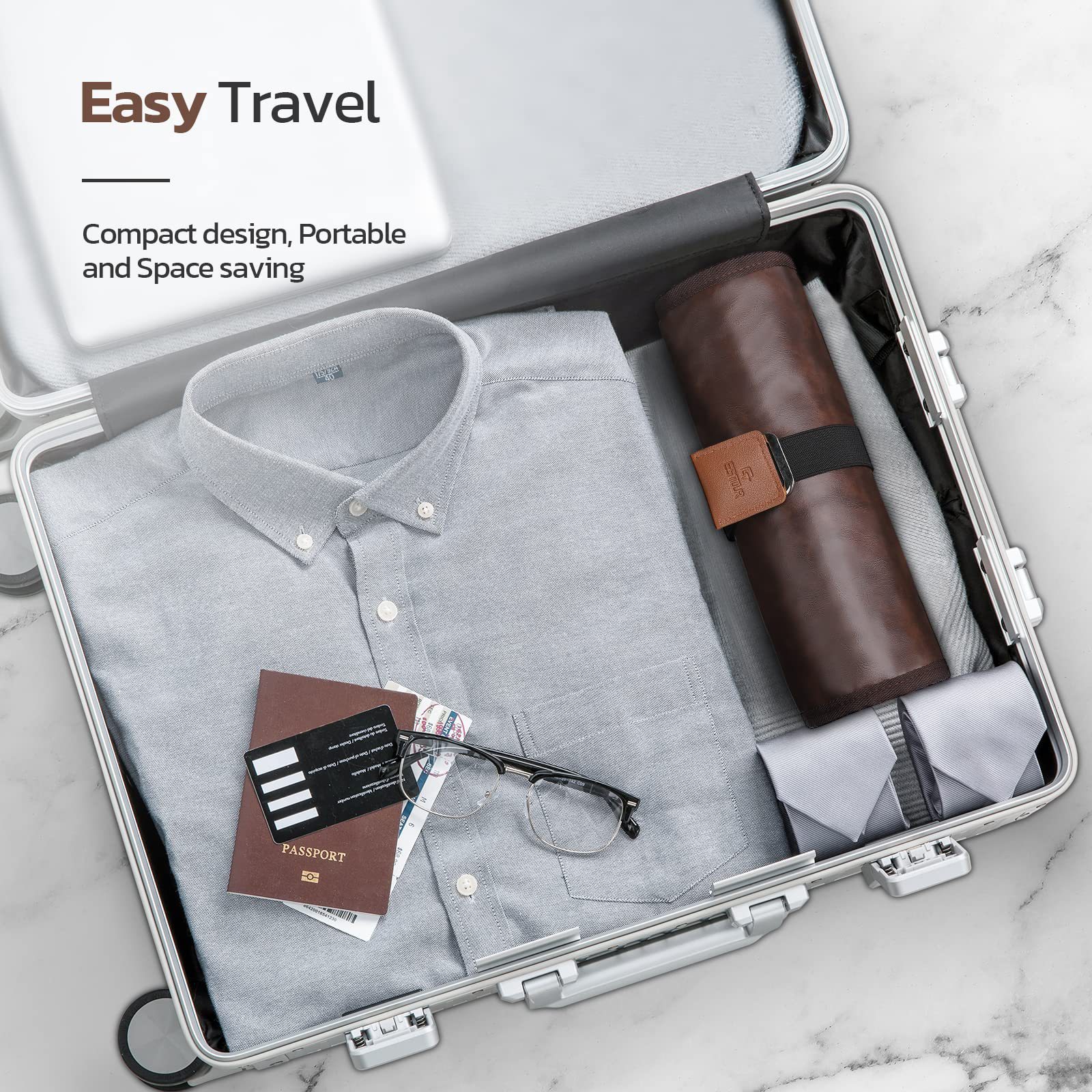 Men's Travel Buggy Bag - Portable Reel Wash Bag for On-the-Go Convenience - Image 2