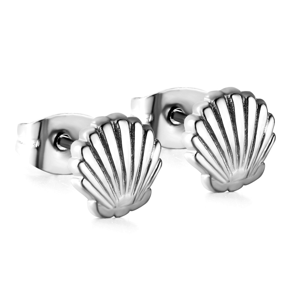 European and American New Ins Shell Stud Earrings - Simple Fashion for Every Occasion - Image 7